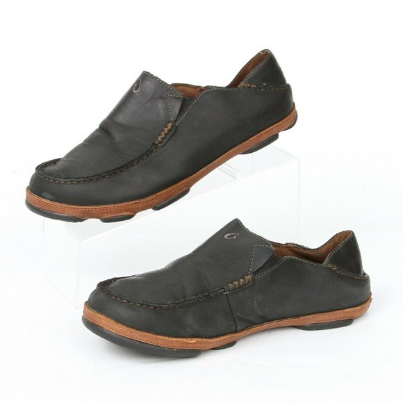 Olukai Moloa Moc Apron Toe Slip On Loafers 9.5 main image 10
